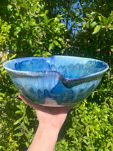 Load image into Gallery viewer, Wheel Thrown Crystalline Glazed Fruit Bowl
