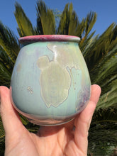 Load image into Gallery viewer, Tiny Ceramic Tea Cup Crystalline Glazed Small Coffee Mug
