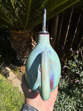 Load image into Gallery viewer, Crystalline Glazed Oil Decanter
