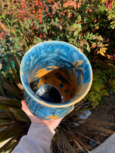 Load image into Gallery viewer, Crystalline Pottery Decorative Jar or Vase with Lid
