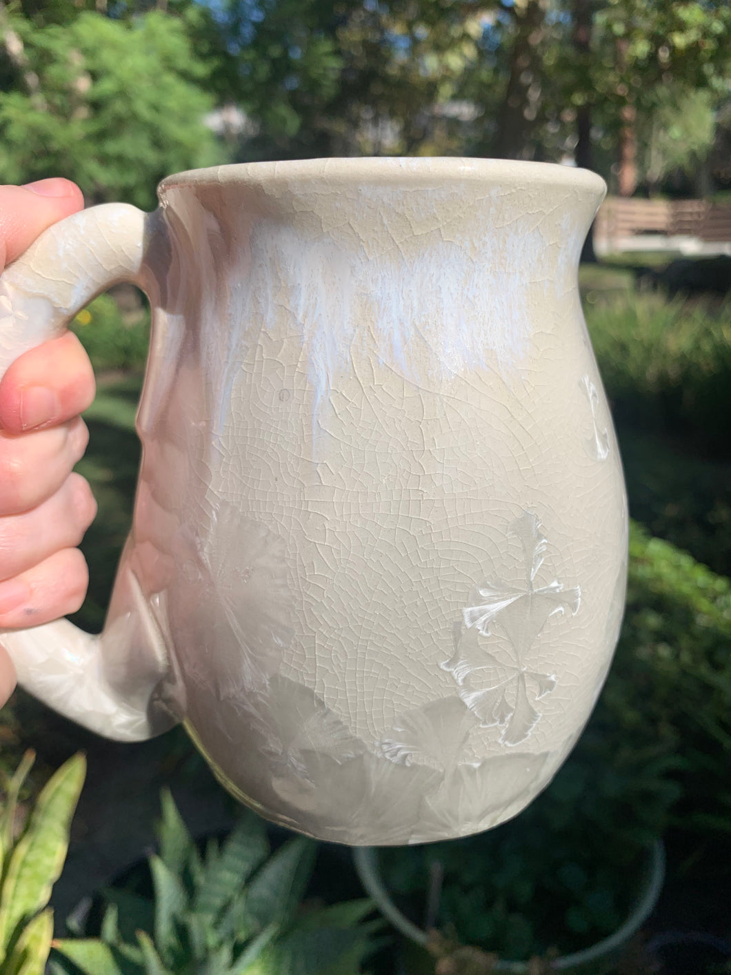 Large Crystalline Glazed Mug - 24 oz