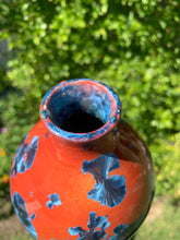 Load image into Gallery viewer, DISCOUNTED Ceramic Vase Crystalline Glazed Bottle Form
