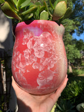 Load image into Gallery viewer, Ceramic Plant Pot Handmade Crystalline Glazed Medium Planter
