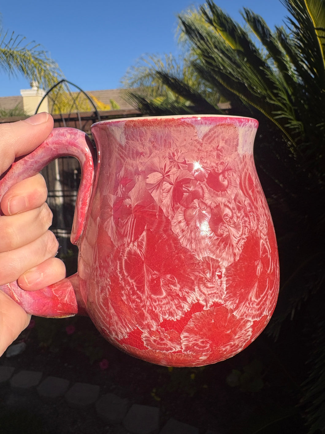 Standard Size Crystalline Glazed Mug - 12-16 oz