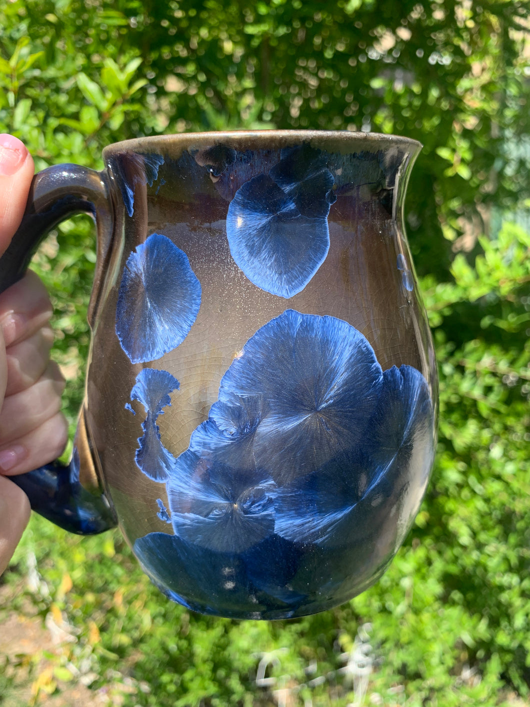 DISCOUNTED: Large Crystalline Glazed Mug - 24 oz