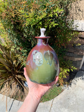 Load image into Gallery viewer, Ceramic Soap Dispenser Crystalline Glazed Handmade Soap Pump
