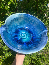 Load image into Gallery viewer, Wheel Thrown Crystalline Glazed Fruit Bowl
