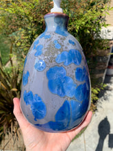 Load image into Gallery viewer, Ceramic Soap Dispenser Crystalline Glazed Handmade Soap Pump
