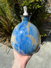 Load image into Gallery viewer, Ceramic Soap Dispenser Crystalline Glazed Handmade Soap Pump
