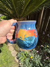 Load image into Gallery viewer, Medium Crystalline Glazed Mug - 18 ounce
