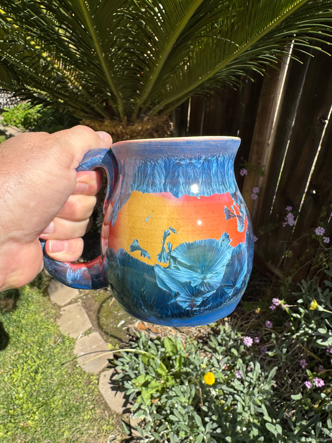 Medium Crystalline Glazed Mug - 18 ounce