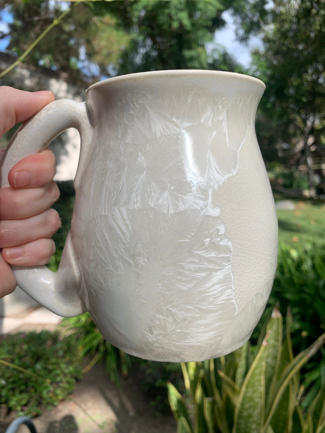 Large Crystalline Glazed Mug - 24 oz