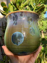 Load image into Gallery viewer, Ceramic Plant Pot Handmade Crystalline Glazed Medium Planter
