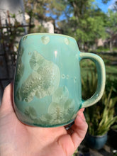 Load image into Gallery viewer, Tiny Ceramic Tea Cup Crystalline Glazed Small Coffee Mug
