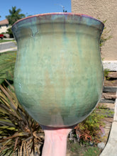 Load image into Gallery viewer, Ceramic Plant Pot Handmade Crystalline Glazed Extra Large Planter
