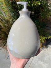 Load image into Gallery viewer, Ceramic Soap Dispenser Crystalline Glazed Handmade Soap Pump
