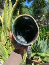 Load image into Gallery viewer, DISCOUNTED - Sunken Large Crystalline Glazed Mug Desk Decor

