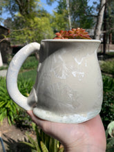 Load image into Gallery viewer, Plant Pot Melted Mug Handmade Crystalline Glazed Mug Planter
