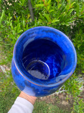Load image into Gallery viewer, Crystalline Pottery Decorative Jar or Vase with Lid
