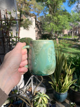 Load image into Gallery viewer, Tiny Ceramic Tea Cup Crystalline Glazed Small Coffee Mug

