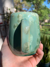 Load image into Gallery viewer, Tiny Ceramic Tea Cup Crystalline Glazed Small Coffee Mug
