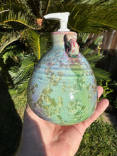 Load image into Gallery viewer, Ceramic Soap Dispenser Crystalline Soap Pump
