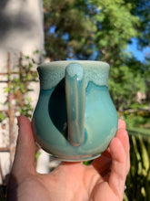 Load image into Gallery viewer, &#39;Jade&#39; with &#39;Milk Froth&#39; Rim Cortado or Double Espresso Cup
