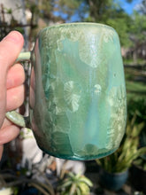 Load image into Gallery viewer, Tiny Ceramic Tea Cup Crystalline Glazed Small Coffee Mug
