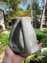 Load image into Gallery viewer, Plant Pot Melted Mug Handmade Crystalline Glazed Mug Planter
