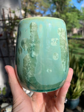 Load image into Gallery viewer, Tiny Ceramic Tea Cup Crystalline Glazed Small Coffee Mug
