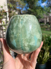 Load image into Gallery viewer, Tiny Ceramic Tea Cup Crystalline Glazed Small Coffee Mug
