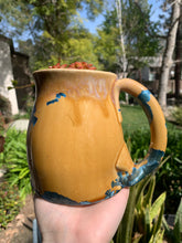 Load image into Gallery viewer, Plant Pot Melted Mug Handmade Crystalline Glazed Mug Planter
