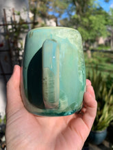 Load image into Gallery viewer, Tiny Ceramic Tea Cup Crystalline Glazed Small Coffee Mug
