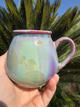 Load image into Gallery viewer, Tiny Ceramic Tea Cup Crystalline Glazed Small Coffee Mug
