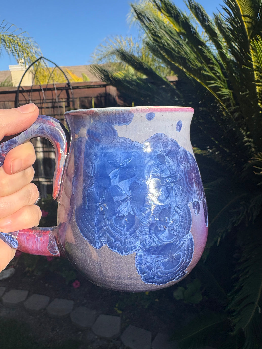 Standard Size Crystalline Glazed Mug - 12-16 oz