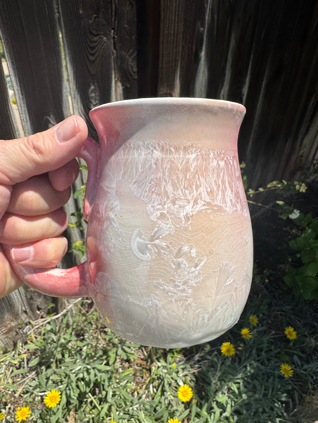 Large Crystalline Glazed Mug - 24 oz