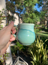 Load image into Gallery viewer, &#39;Jade&#39; with &#39;Milk Froth&#39; Rim Cortado or Double Espresso Cup
