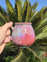 Load image into Gallery viewer, Tiny Ceramic Tea Cup Crystalline Glazed Small Coffee Mug
