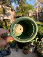 Load image into Gallery viewer, Plant Pot Melted Mug Handmade Crystalline Glazed Mug Planter
