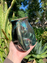 Load image into Gallery viewer, DISCOUNTED - Sunken Large Crystalline Glazed Mug Desk Decor
