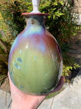 Load image into Gallery viewer, Ceramic Soap Dispenser Crystalline Glazed Handmade Soap Pump
