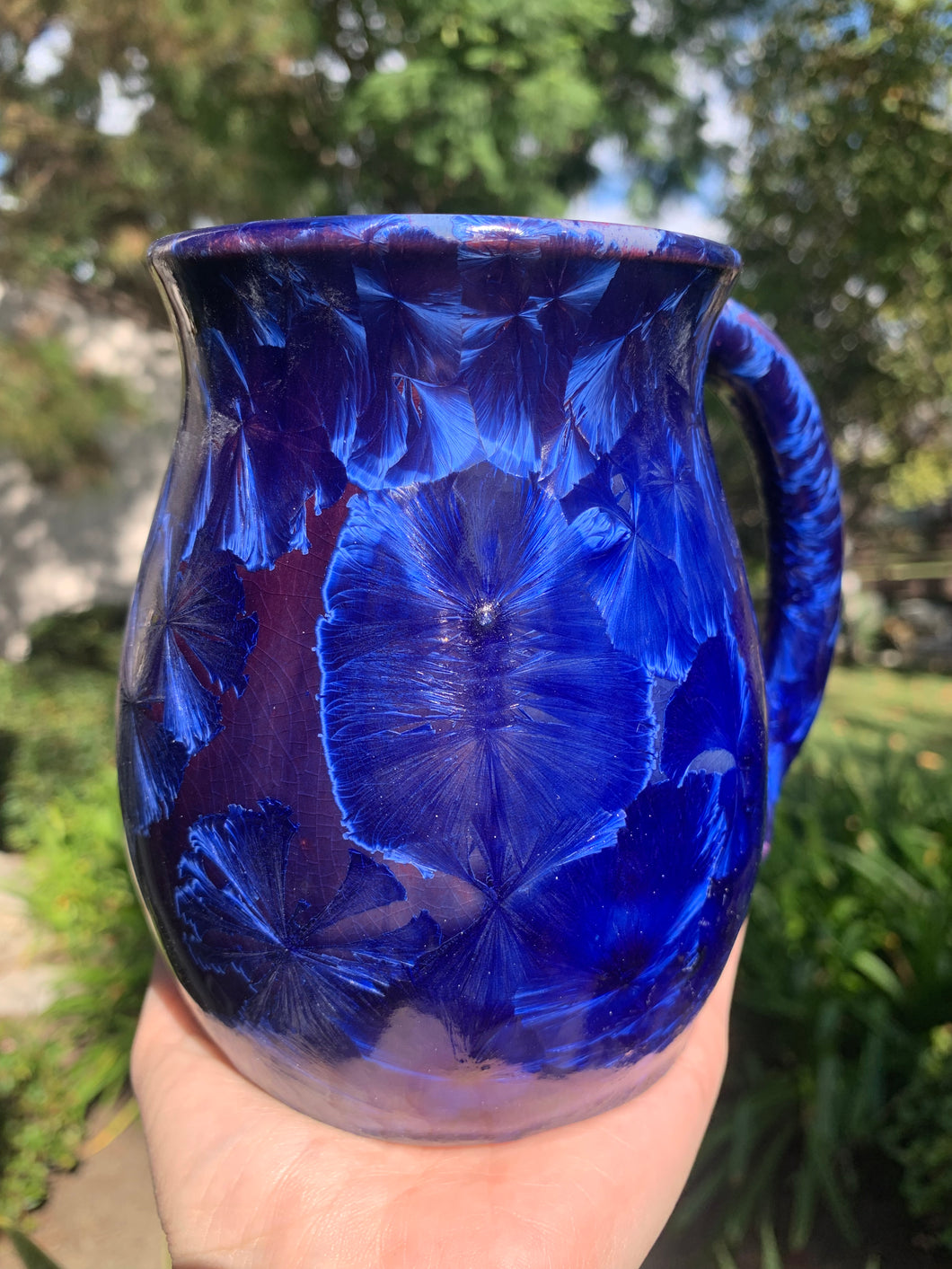DISCOUNTED Large Crystalline Glazed Mug - 24 oz