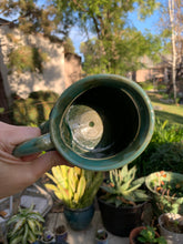 Load image into Gallery viewer, Plant Pot Melted Mug Handmade Crystalline Glazed Mug Planter
