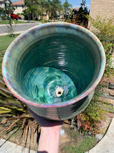 Load image into Gallery viewer, Ceramic Plant Pot Handmade Crystalline Glazed Extra Large Planter
