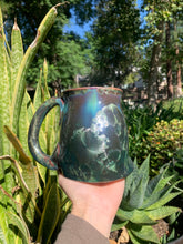 Load image into Gallery viewer, DISCOUNTED - Sunken Large Crystalline Glazed Mug Desk Decor
