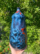 Load image into Gallery viewer, Ceramic Vase Crystalline Glazed Bottle Form
