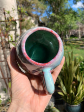 Load image into Gallery viewer, Tiny Ceramic Tea Cup Crystalline Glazed Small Coffee Mug
