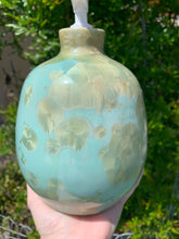 Load image into Gallery viewer, Ceramic Soap Dispenser Crystalline Glazed Extra Large Soap Pump
