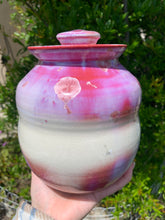 Load image into Gallery viewer, Crystalline Pottery Decorative Jar or Vase with Lid
