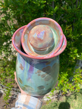 Load image into Gallery viewer, Crystalline Pottery Decorative Jar or Vase with Lid
